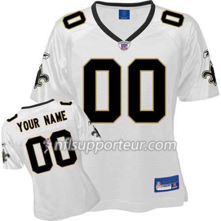 Maillot Femme New Orleans Saints Personnalisé Blanc 
